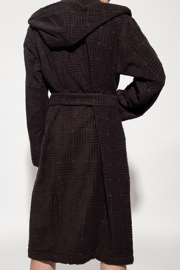 Brown Hooded bathrobe Bottega Vitkac GB